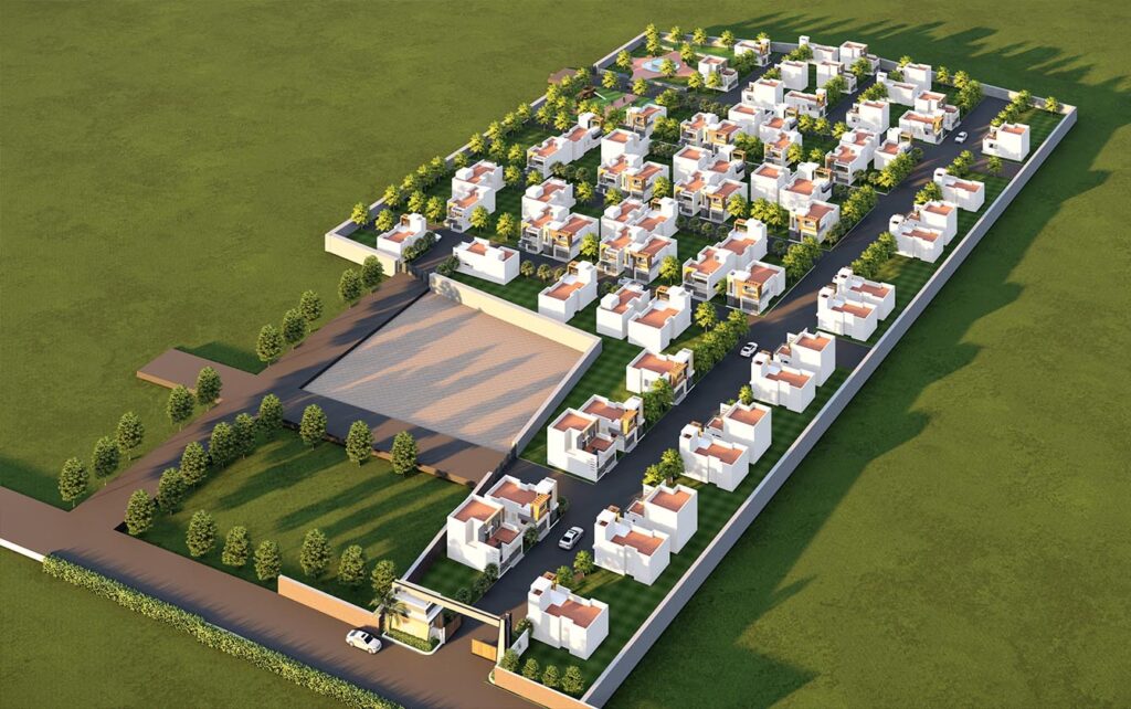 villa plot in OMR