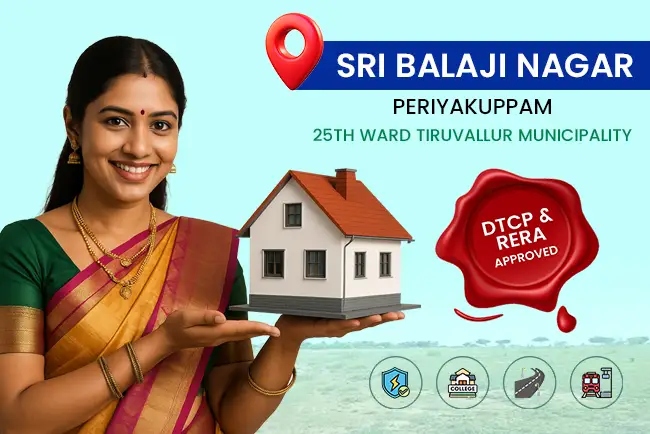 Land for Sale | Villa plots sale | villa | Real Estate in Chennai 5 Sri balaji Nagar Tiruvallur